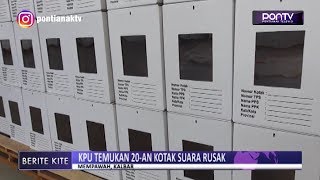 KPU Temukan 20-an Kotak Suara Rusak