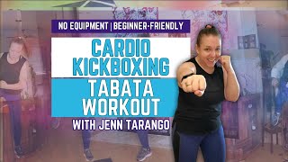 Beginner-Friendly Cardio Kickboxing Tabata Workout | Home Workout | No Equipment