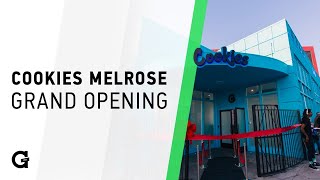 Cookies Melrose Grand Opening with Berner