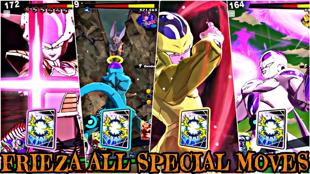 FRIEZA All Special Moves Updated 🔥!!! IN DRAGON BALL LEGENDS - YouTube