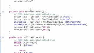 Android Application Development Tutorial 95 Saving Data with SharedPreferences YouTube