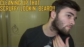 How To Shave a Scruffy Beard Into the Perfect Shape!