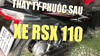 Thay Ty Phuộc Sau , Xe RSX 110 . Nhà Tự Làm.