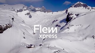 Swissalps 🇨🇭Flem Xpress in Flims/Laax  the Rope-Taxi , Weisse Arena Switzerland