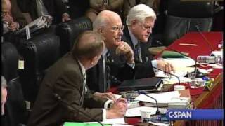 Edward Kennedy has a little quibble with Arlen Specter during an Alito Hearing - Very entertaining