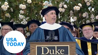 Jerry Seinfeld's Duke commencement speech prompts student walkouts | USA TODAY