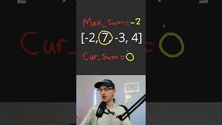 Maximum Subarray - Kadane's Algorithm -- Leetcode 53