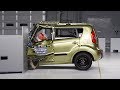 2013 Kia Soul driver-side small overlap IIHS crash test