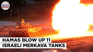 Hamas Unleashes Destruction: 11 Israeli Merkava Tanks Destroyed in Khan Younis Battle