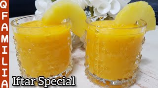 3 Fruit Mocktail | Refreshing Summer Drink Recipe | Glowing Skin Drink Recipe | Iftar Special Drink