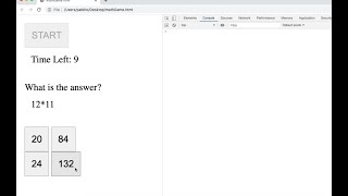 Creating a simple math game with persistent high score using HTML/JavaScript