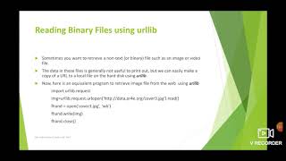 Python Application Programming Module 5 Session 2