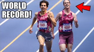 A NEW WORLD RECORD! || Grant Fisher \u0026 Cole Hocker SMASH The 3000 Meter World Record! - 2025 Millrose