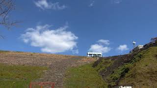 寺内ダム下流公園（2018年10月27日）福岡県朝倉市荷原　寺内ダム下流佐田川上流沿い