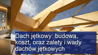 Dach jętkowy: budowa, koszt, oraz zalety i wady dachów jętkowych