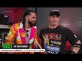 John Cena encounters Theory, Seth “Freakin” Rollins and Omos Raw, June 27, 2022