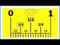 how to find 3 16 on a ruler or tape measure