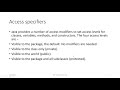 Java Programming: Access Specifiers