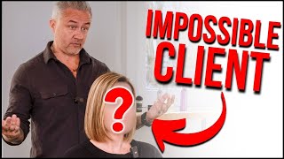 I Cut My Subscribers Hair: My MOST DIFFICULT Client EVER!