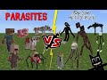 Scape & Run: Parasites VS Trevor Henderson Creatures [CREEPY MOD Battle] Minecraft PE