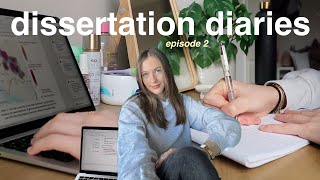 the dissertation diaries (ep.2) 🎓 uni study with me!