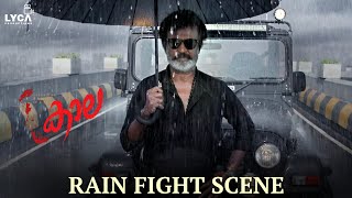 Kaala Movie Scene (Malayalam) | Rain Fight Scene | Rajinikanth | Pa. Ranjith | Lyca Productions