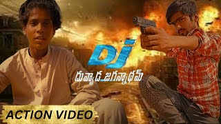 Dj Movie scene | Allu Arjun Save Police In Dj Movie | Spoof Video Fighter#alluarjun #dj #spoof
