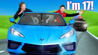My Son's First Car, but it's Stolen! Birthday Prank GONE WRONG!