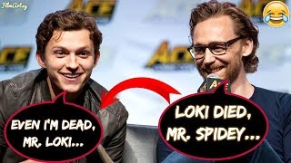 Tom Holland and Tom Hiddleston Makes Fun of Each Other - Avengers: Infinity War