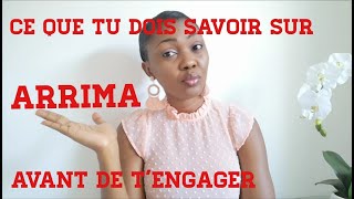 Mise à jour importante sur ARRIMA