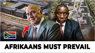 WHITE SOUTH AFRICANS BUILDING A NEW 3 BILLION RANDS  EXCLUSIVELY AFRIKAANS PRIVATE UNIVERSITY