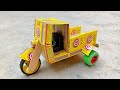 how to make rickshaw at home - Diy matchbox tuk tuk - auto taxi toy