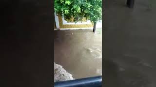 Flood in trichy karumandapam