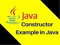 7.5 Constructor Example in Java