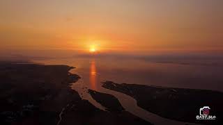 Penclawdd Sunset September 2020 - DJI Mavic Mini in flight