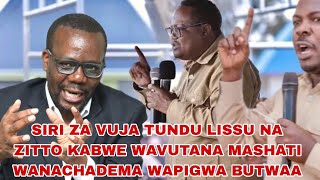 Kimenukaa  ZITTO KABWE NA TUNDU LISSU WAWASHIANA MOTO WATOBOLEANA SIRI ZAO ADI AIBU CHADEMA MATATANI