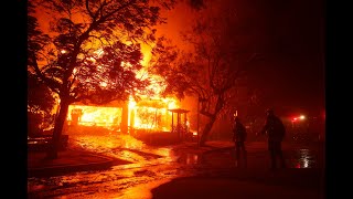 Multiple communities fighting out of control fires near Los Angeles