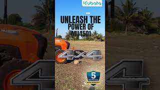 Kubota MU4501 4WD Tractor Power -packed Perfomance#kubota #tractor #kubotatractor