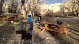 Stirling 1st Ward YM camp March 2016 - Writing on Stone Provincial Park