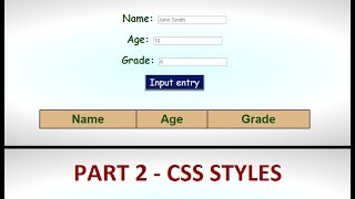 [Javascript tutorials #2] Get details and display in a table JS Part2 - Data processing & display