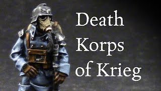 How to paint Death Korps of Krieg troopers