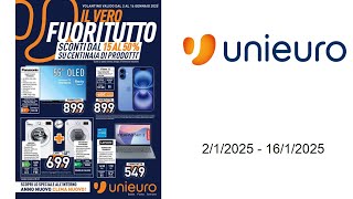 Volantino Unieuro - dal 2 al 16 gennaio 2025