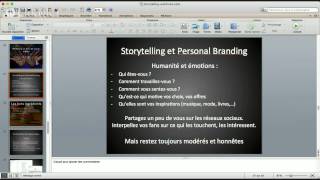 Webconférence de Lise - Initiation au storytelling