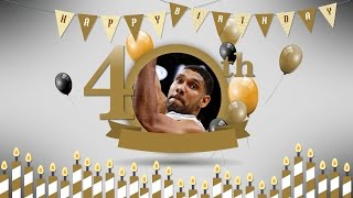 Happy 40th Birthday Tim Duncan!