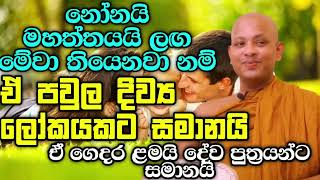 අලුත බැන්ද නෝනා කියන කියන හැම එකටම මහත්තය ඔළුව වනනවා   ven boralle kovida thero