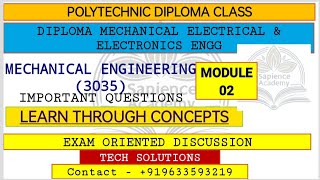 03 MECHANICAL ENGINEERING 3035 Module 02 * #FLUID MECHANICS #diploma