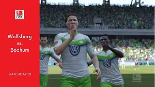 VFL Wolfsburg - VFL Bochum 1-0 | Highlights | Matchday 01 - Bundesliga 2021/22 | FIFA 16