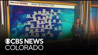 Much colder for Colorado with light snow across the Denver metro