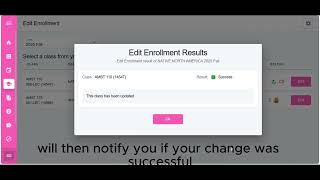 Edit Your Enrollment