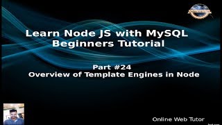 Learn Node JS with MySQL APIs Development Beginners Tutorial | Template Engines in Node Application